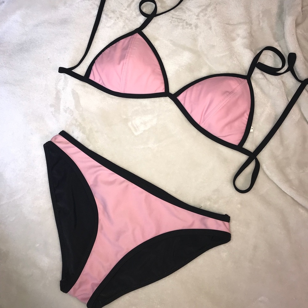 Pink bikini